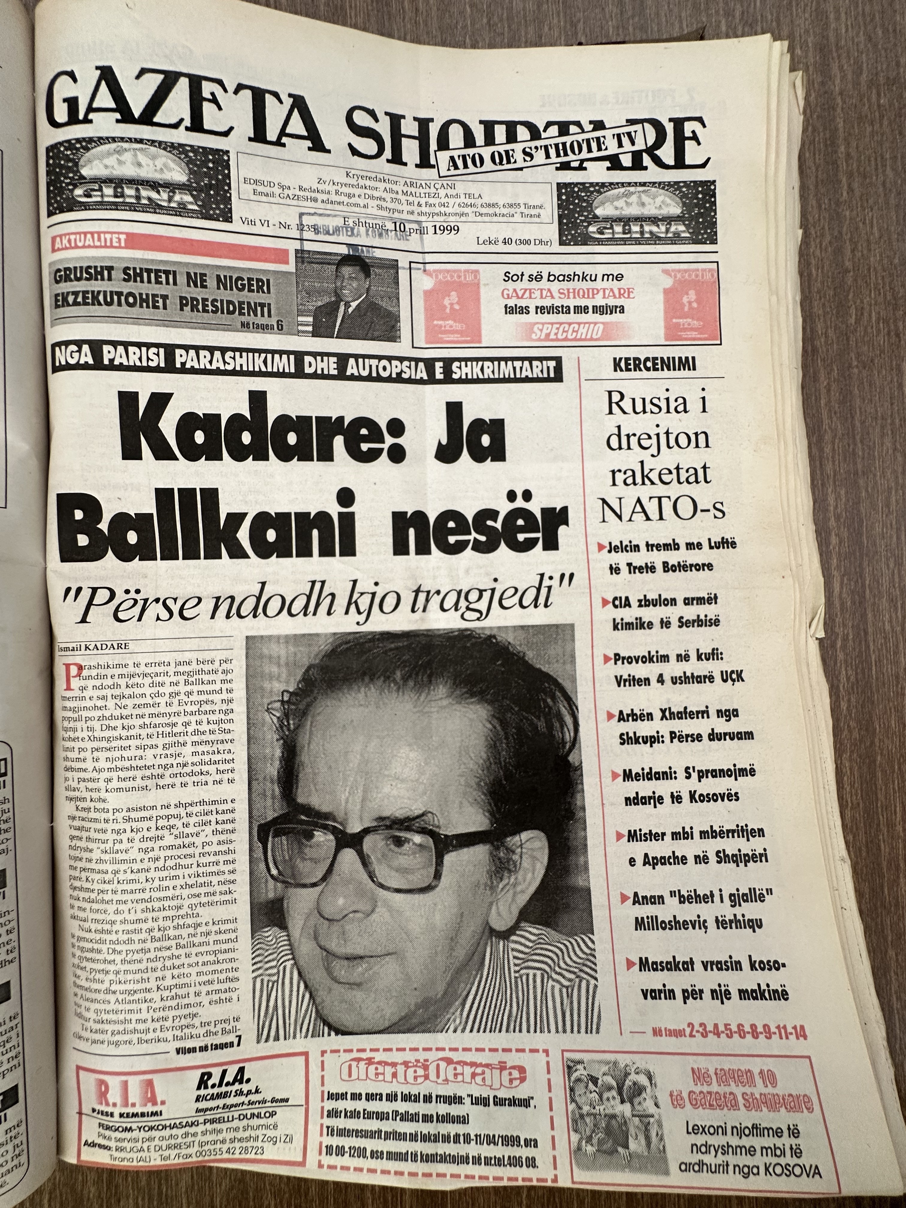 Gazeta Shqiptare 1999-04-10